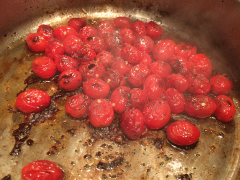 Tomatoes cooking gif